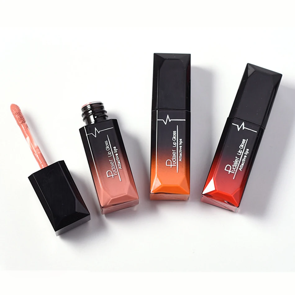 

PUDAIER Lip Gloss Sexy Lipstick Metallic Lipgloss Long Lasting Tattoo Pigment Matte Liquid Lipstick Makeup Attactive Lips