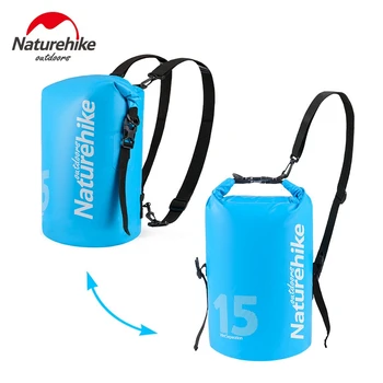 

Naturehike PVC Drifting Bag Waterproof Dry Bag Backpack Storage Bags Folding Travel Kits 10L 15L 25L