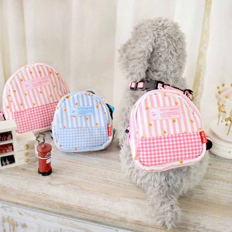 Cute Multicolor Super High Quality Pet Bag Dog Backpack With Leash Dog