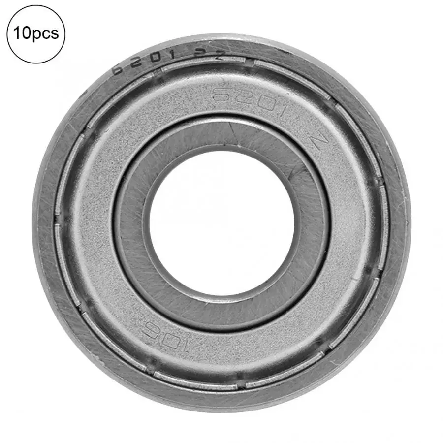 

6201-ZZ Rodamientos Deep Groove Shielded Bearing Steel Ball Single Column Bearing Axial