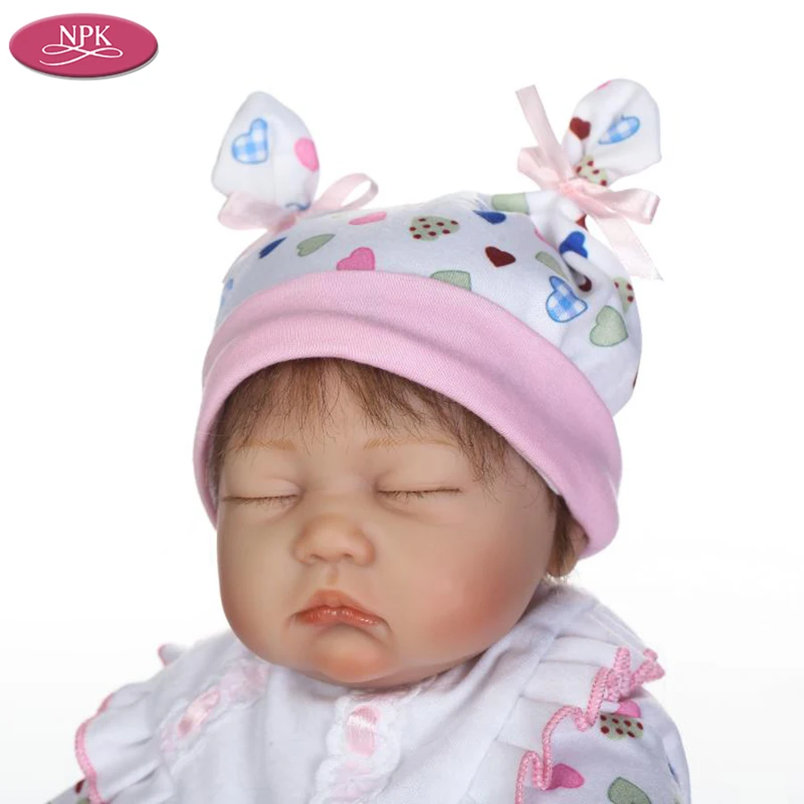 NPK Soft Silicone Reborn Baby Doll Realistic Girl Babies Dolls 16 inch 40CM Lifelike Princess Girls Boys Kids Toys Children Gift (3)