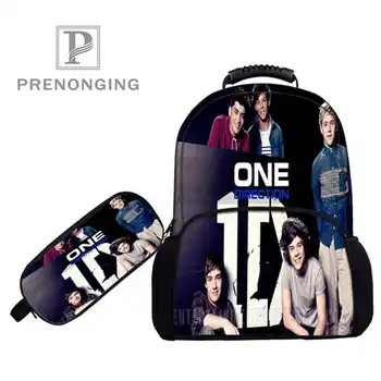 

Custom 17inch One-DirectionBackpacks Pen Bags 3D Printing School Women Men Travel Bags Boys Girls Book Computers Bag#1031-11-24
