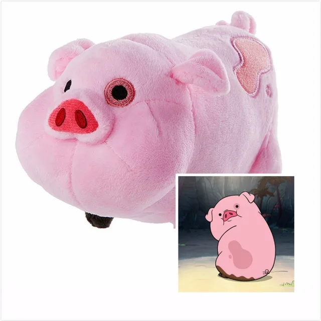 Cheap Cartoon TV Gravity Falls Plush Toys Stuffed Cushion Pink Pig Waddles Soft Toys 18cm Mini Anime Dolls For Kids Birthday Gifts Ins