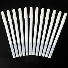 12 шт. 0,8 мм белый текстовый маркер эскиз тонкая подводка Ручка с множеством оттенков Краска Дизайн художественные маркеры для офиса школы