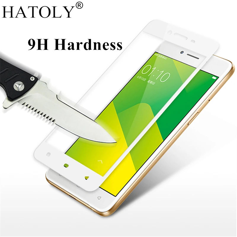 

1PCS Tempered Glass For OPPO A37 Screen Protector OPPO A37 Full Cover for OPPO A37 A37M 3D Curved Edge Film 5.0" HATOLY