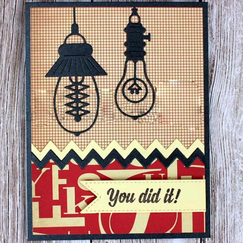 

Retro Light Bulbs Metal Cutting Dies Stencils For DIY Scrapbooking Photo Album Paper Cards Crafts Embossing Decor 2018 New Dies