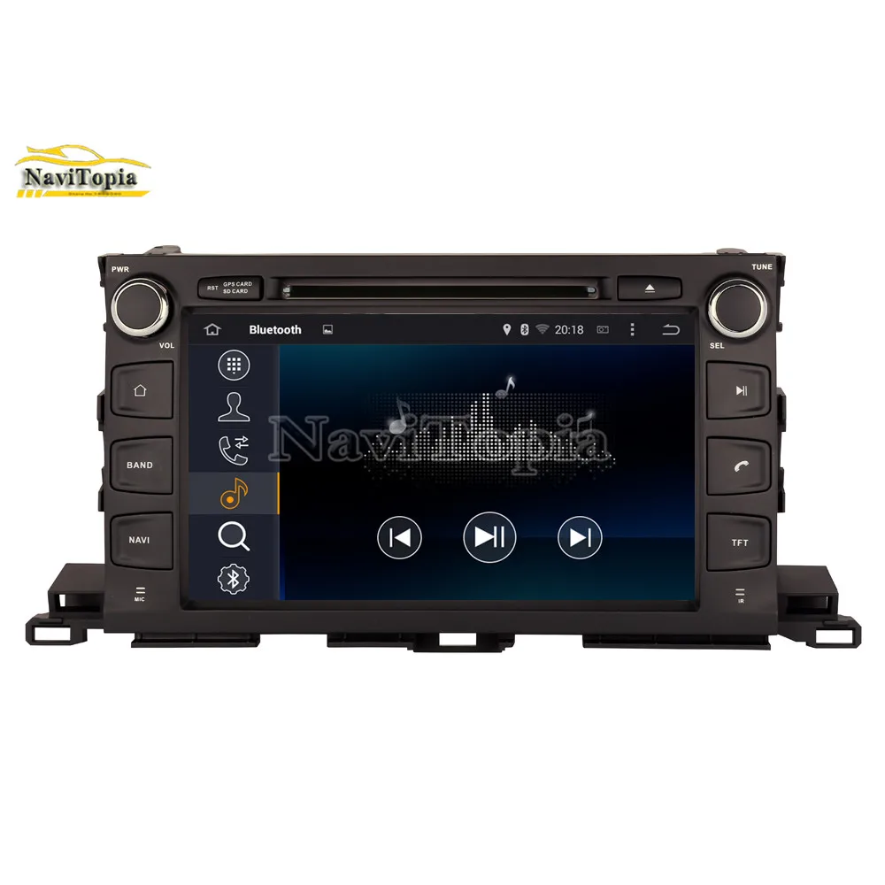 Excellent NAVITOPIA 4G RAM 64G ROM PX6 Six Core Android 9.0 Car DVD Player GPS Navigation for Toyota Highlander/XU50 2014 2015 2016 2017- 6 Excellent NAVITOPIA 4G RAM 64G ROM PX6 Six Core Android 9.0 Car DVD Player GPS Navigation for Toyota Highlander/XU50 2014 2015 2016 2017- 6
