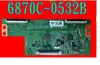 6870C-0532B 6870C-0532A 6870C-0532C what is the size 43 49 55 for connect with LOGIC board 49E3500 k55 T-CON connect board ► Photo 2/3