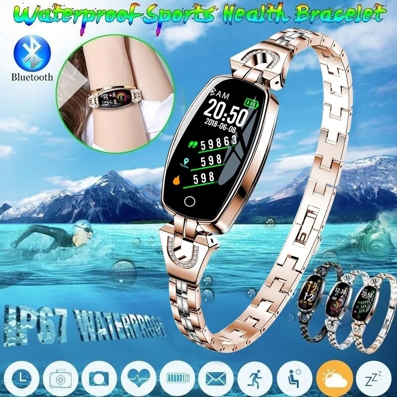 Women Fashion Smart Bracelet Watch With Blood Pressure Heart Rate Sleep Monitor Pedometer Smartwatch APP connect Android IOS Women Fashion Smart Bracelet Watch With Blood Pressure Heart Rate Sleep Monitor Pedometer Smartwatch APP connect Android IOS