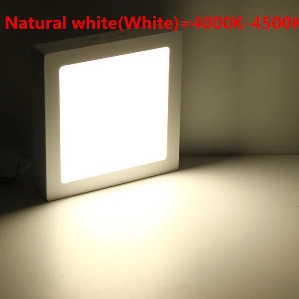 Teto + Led Luz do Painel Quadrado Levou Superfície Montado Downlight Driver Frete Grátis 22pcs 9w Ac85-265v 6 Cheap Downlights