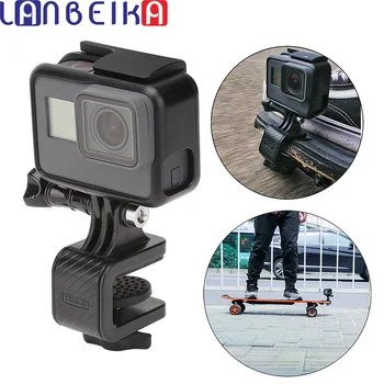 

LANBEIKA Skateboard Motorcycle Bike Handlebar Rotated Clamp Mount Bracket Holder Stand for GoPro Hero 6 5 4 3+ SJCAM Eken YI
