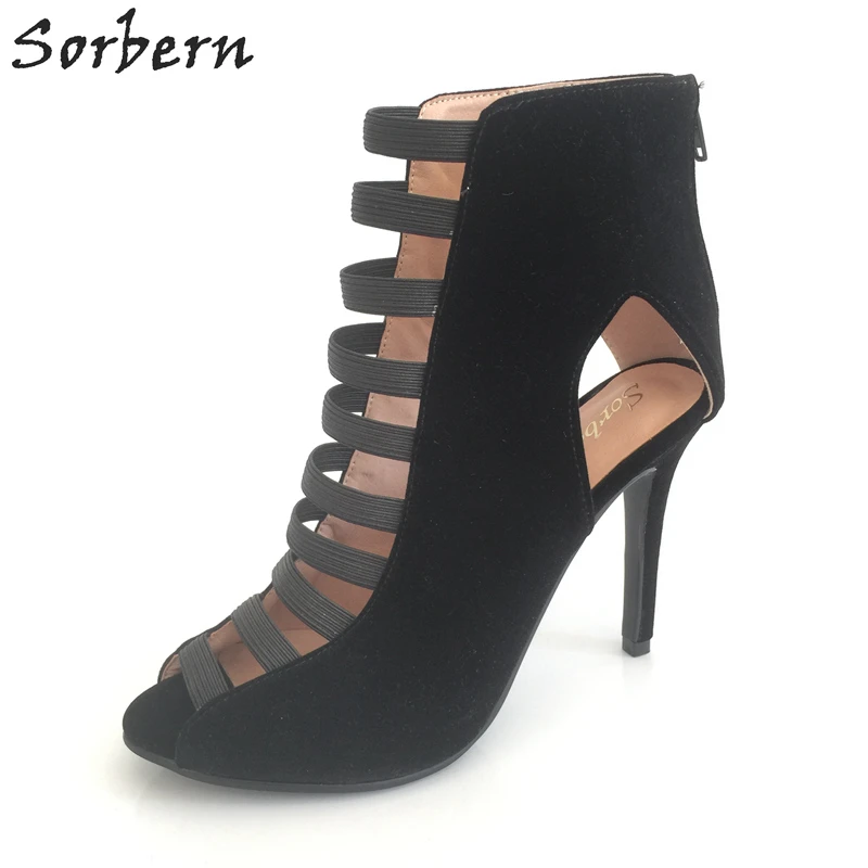 2018 New Arrival Women Open Toe Stiletto Heel Sandals Back Zipper Custom Shoes 2018 New Arrival Women Open Toe Stiletto Heel Sandals Back Zipper Custom Shoes