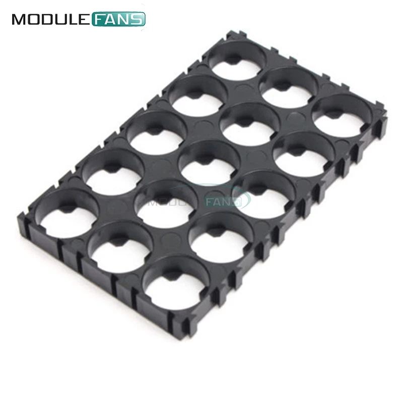 

2Pcs 3x5 Cell 18650 Batteries Spacer Radiating Shell Plastic Heat Holder Bracket