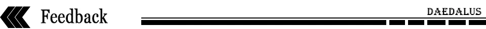 Feedback
