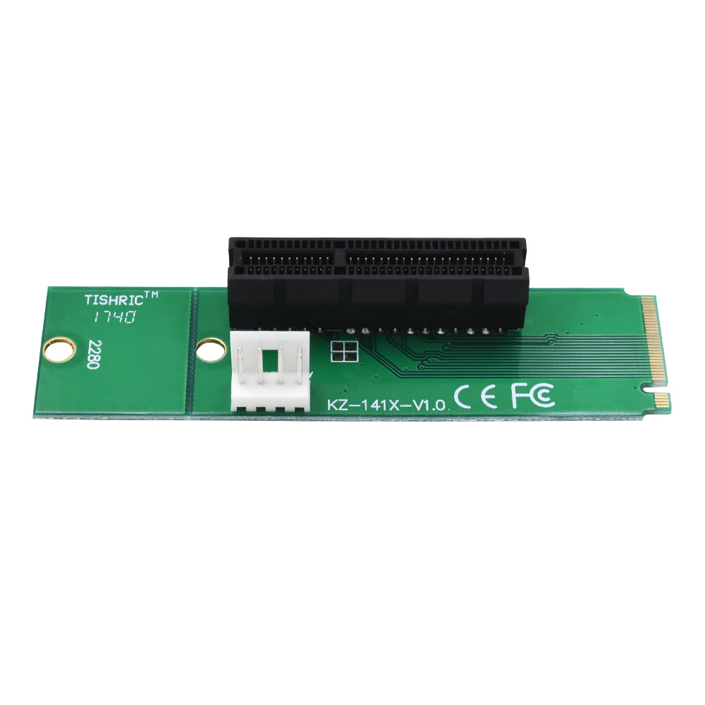 TISHRIC NGFF SSD M.2 M2 to PCIE Pci e Express 4x 1x слот адаптер карта майнинга Райзер Расширитель