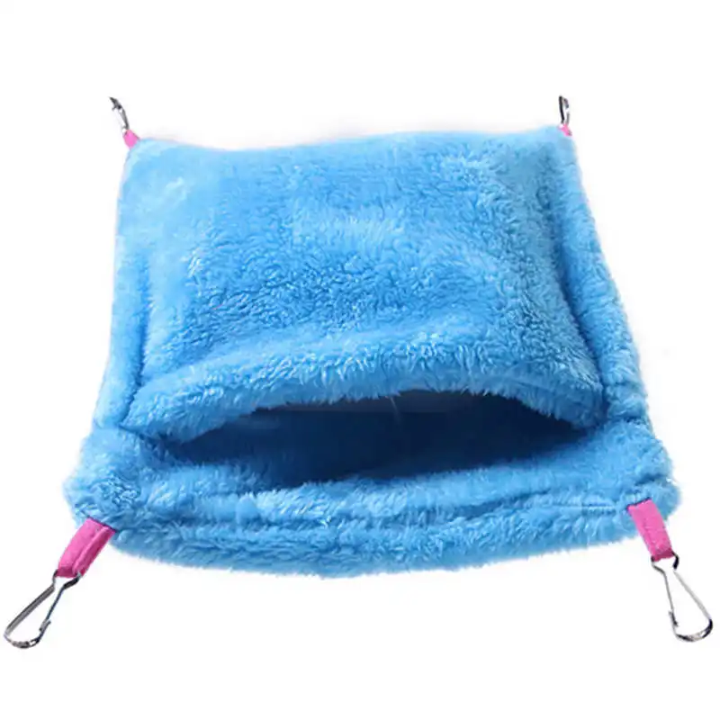Hammock For Hamster Ferret Rabbit Animals Small Cotton Sleep Nest House Hanging home decoration accessories Gifts pets #2o29 (2)