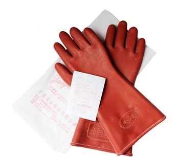 

12Kv insulation gloves labor protective rubber gloves Anti-electricity lab equipment