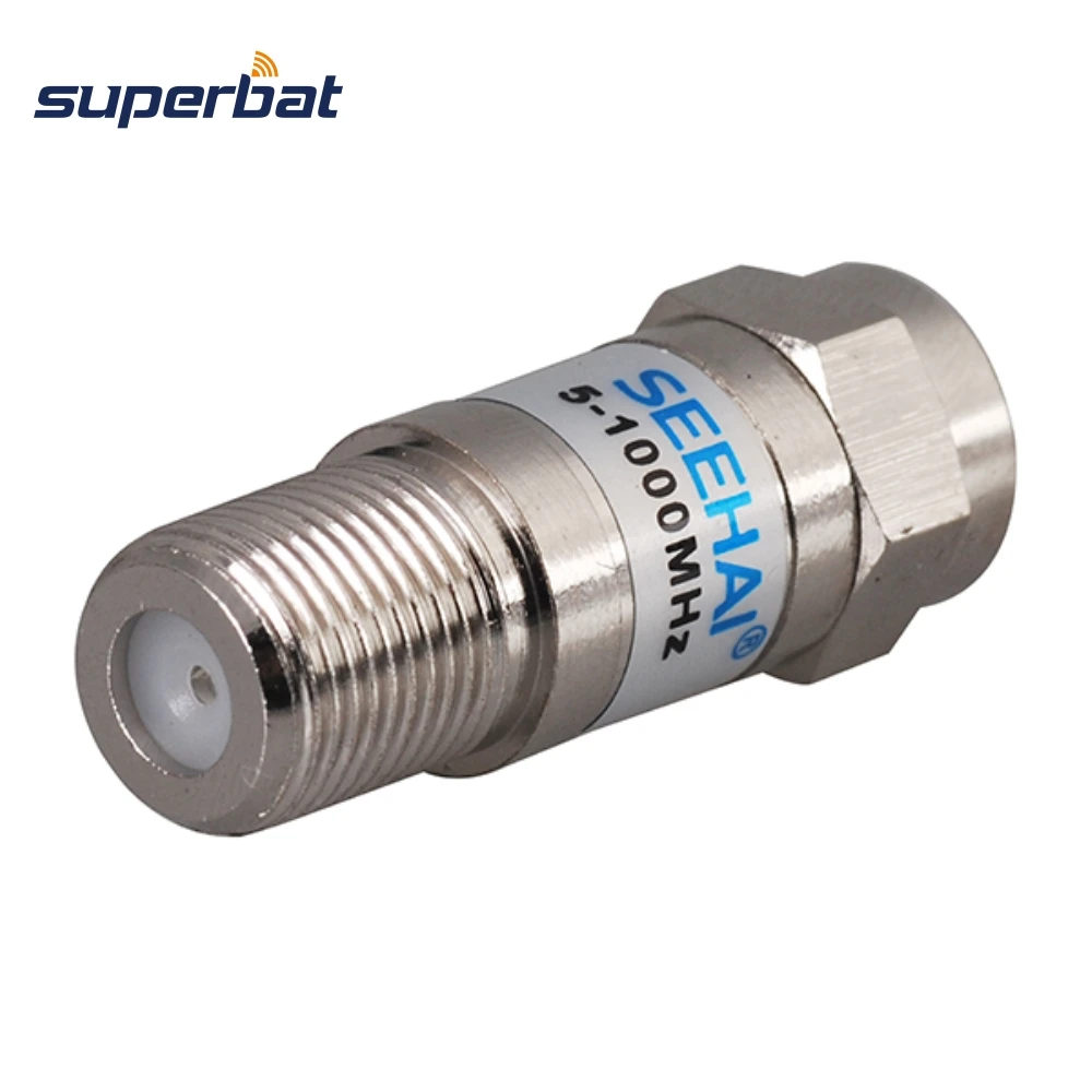 Superbat 5dB аттенюатор F разъемы In Line CA TV штекер/гнездо|tv connector|female male connectorfemale tv connector |