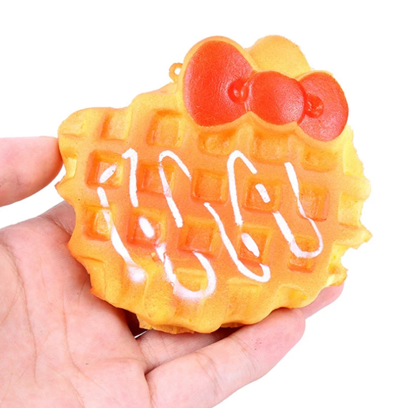 

Cute Kitty Biscuits Squishy Simulation Bread Cake Phone Straps Cream Scented Slow Rising Stress Relief Fun Collection for Kid