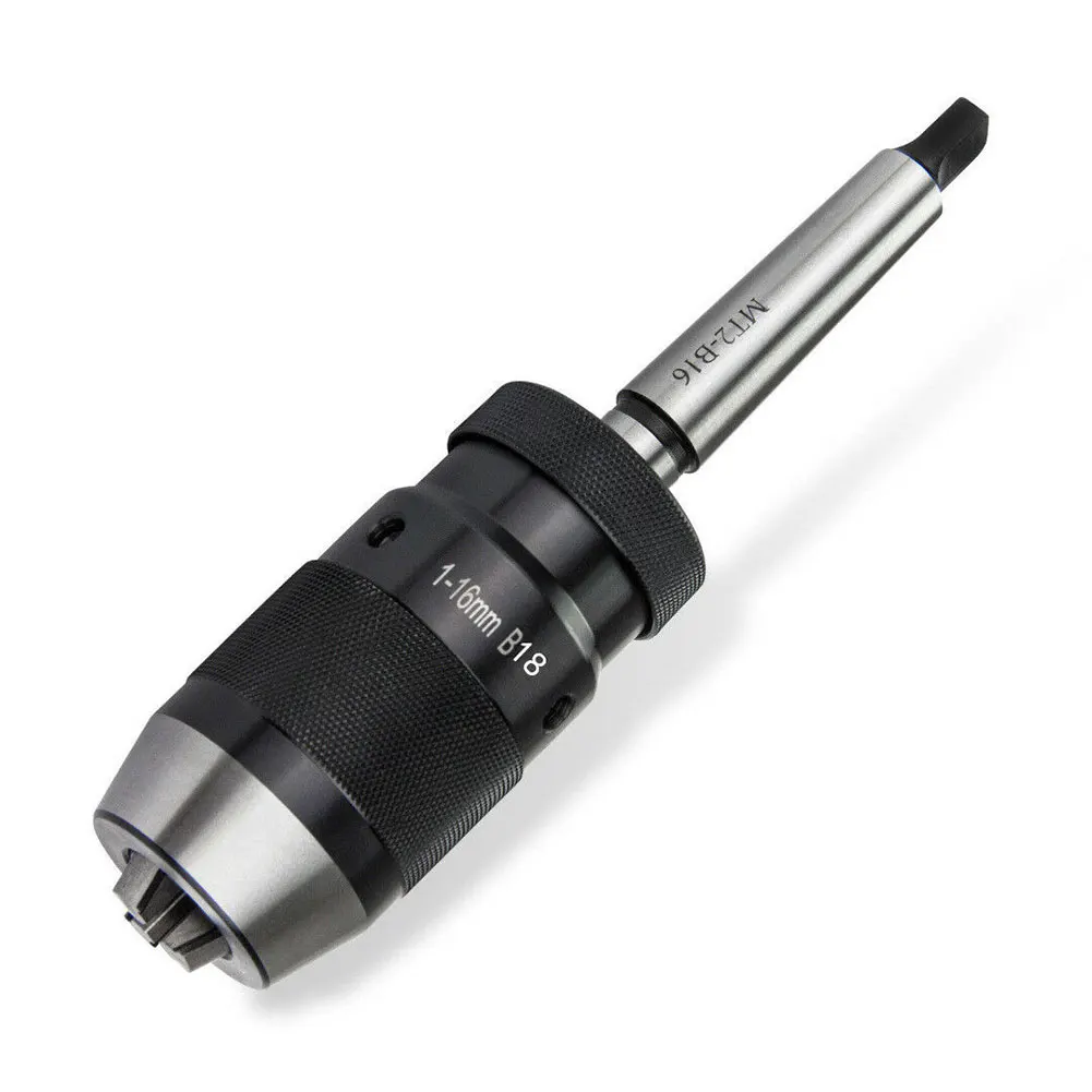 

1-16mm Arbor Easy Operation Drill Chuck Durable Accurate Alloy Warehouse Keyless Home Convertor Multi Use Universal Self Tighten