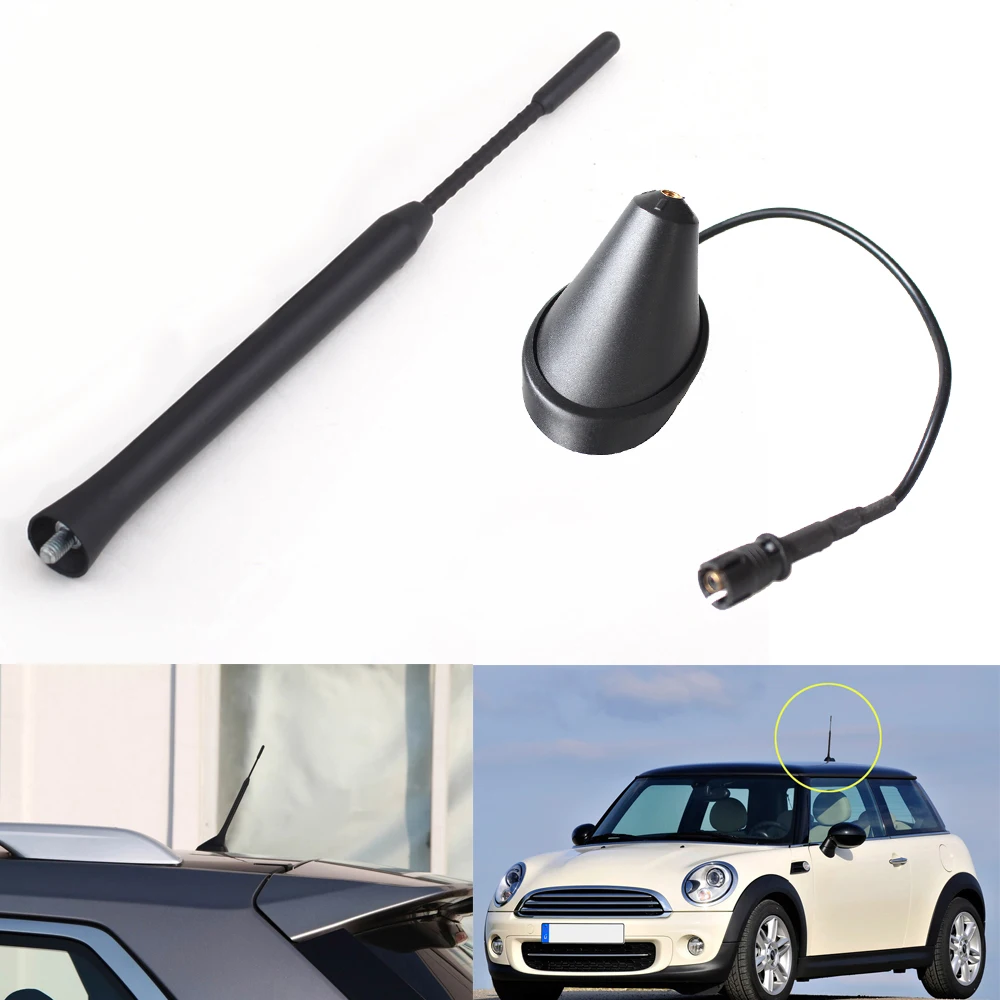 SHORT STUBBY AERIAL FOR BMW MINI COOPER S ONE R53 R50 JCW CLUBMAN COUNTRYMAN