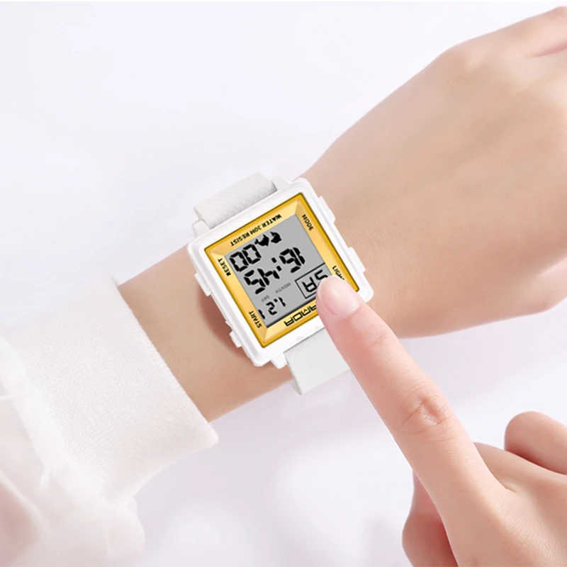

SANDA Sport Watch Women Ladies Brand Luxury Fashion Electronic Wristwatch LED Digital Wrist Watches For Woman Clock Female Hours