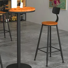 old style wooden high chair