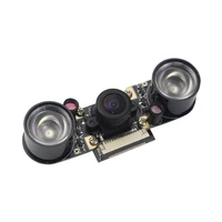 Raspberry Pi Camra with 2pcs IR LED Night Vision Camera Module for Raspberry pi 3 5MP OV5647 Wide Angle Fish Eye Webcam