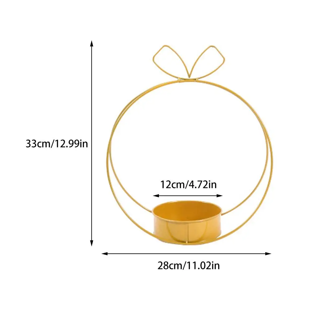 В скандинавском стиле цветы упаковка золотой портативный в форме сердца Цветочная корзина Геометрическая ваза цветочный горшок - Цвет: 5
