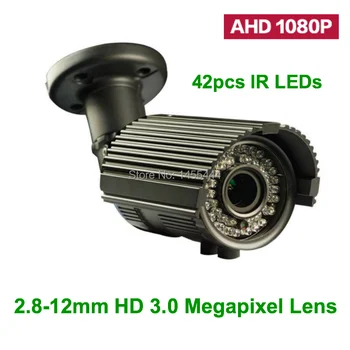 

Lihmsek High Definition HD AHD CCTV Security Surveillance IR Waterproof Bullet Camcorder 1080P 2.0 Megapixel AHD Camera Kit