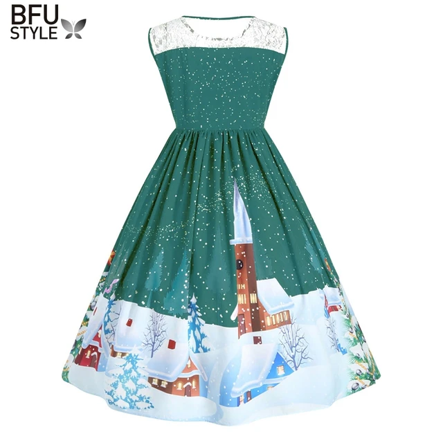 Midi Women Dress for Christmas