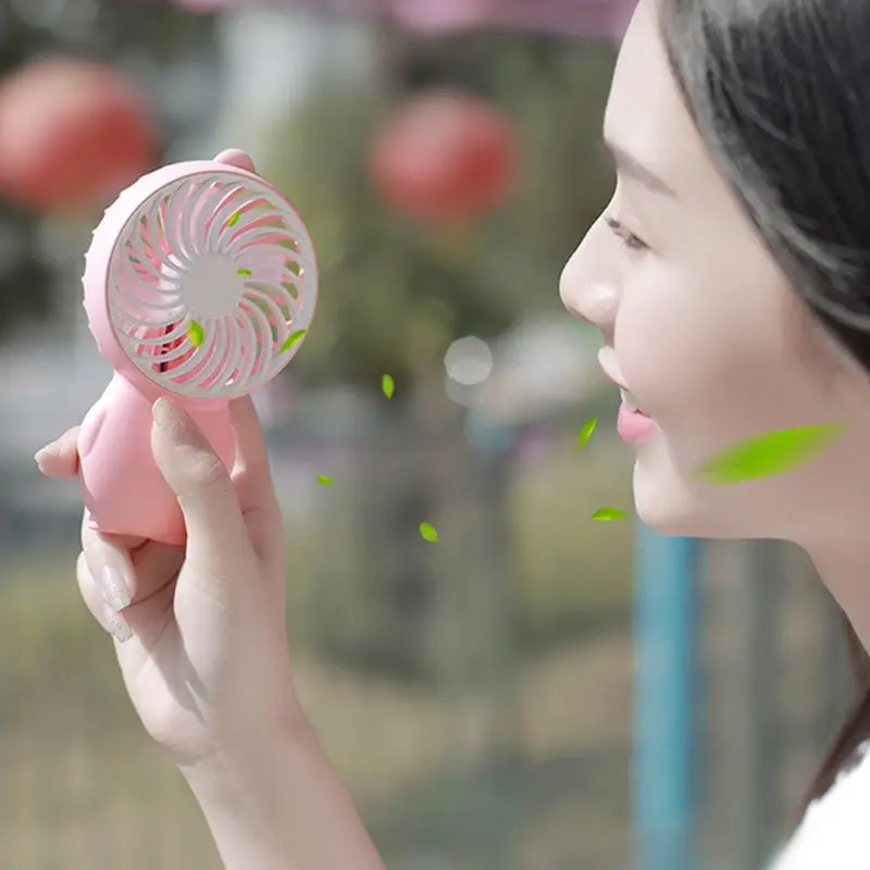 

New Portable USB Power Handheld Cartoon Penguin Mini Fan Summer Outdoor