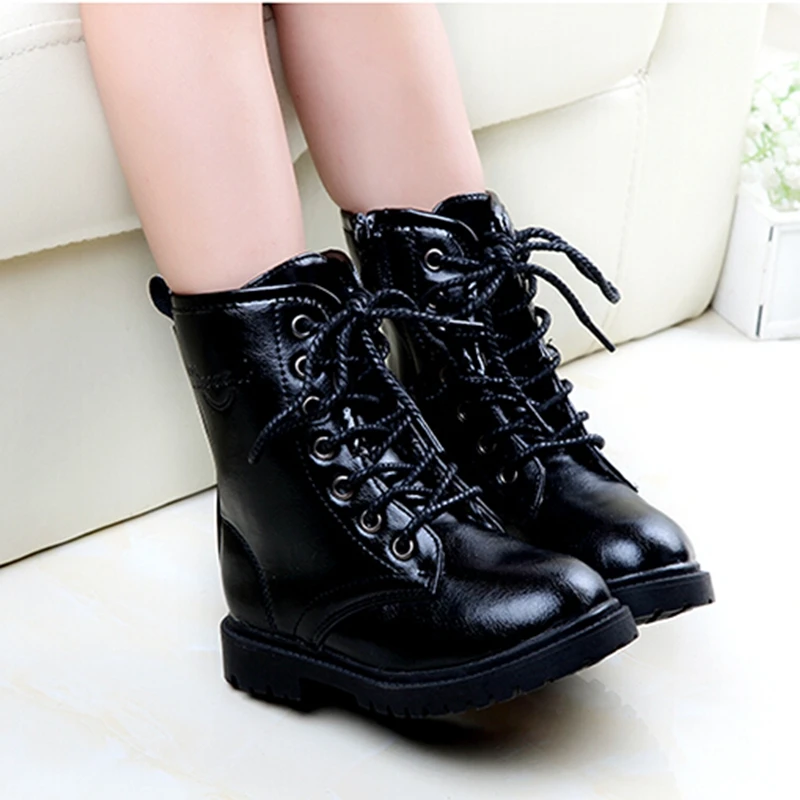 Spring Autumn Fashion Children Shoes Girls Bota Menina Waterproof Leather Kids Boots Rain Children Girl Boots Short Tx123 Buy Cheap In An Online Store With Delivery Price Comparison Specifications Photos And