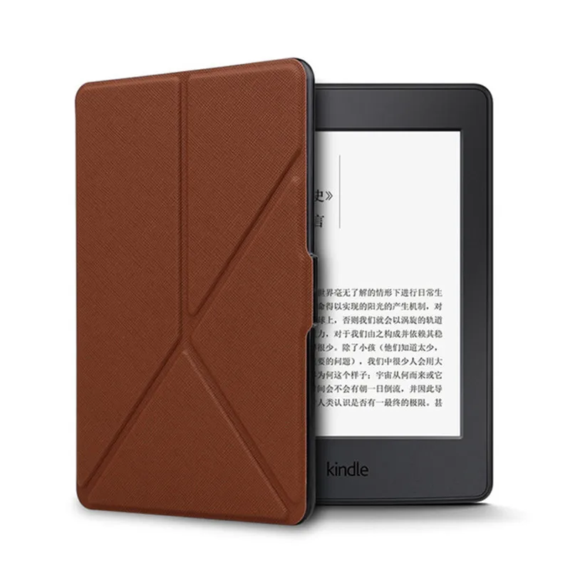 Тонкий умный чехол-подставка из искусственной кожи для Amazon Kindle Paperwhite 1 2 3 2013 6,0 дюймов многоразовый кожаный чехол+ стилус