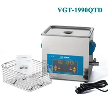 Industrial 220 V 9L промышленная ультразвуковая Очистительная Машина аппаратное оборудование очиститель ювелирных изделий 200 W