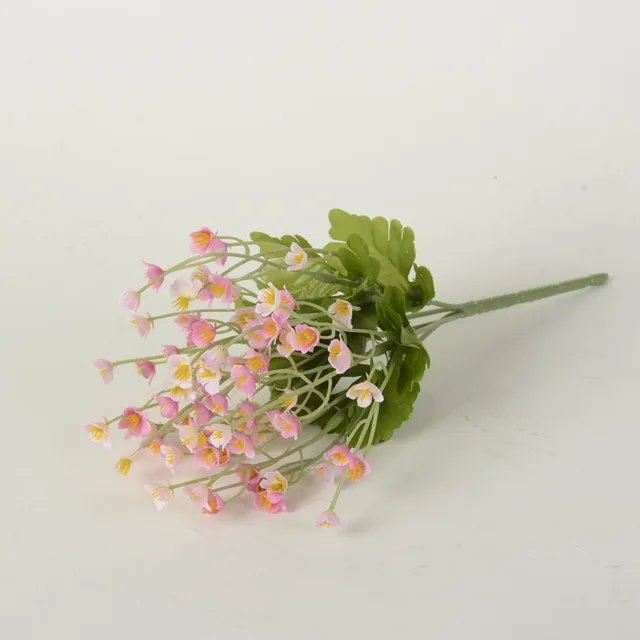 1pc Hot Sale Mini Artificial Flowers Plastic Fake Flowers DIY Wedding