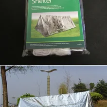 240*160 см водонепроницаемый, серебристый майларовая термальная палатка для выживания аварийное укрытие для кемпинга палатки спортивные открытый 10 шт