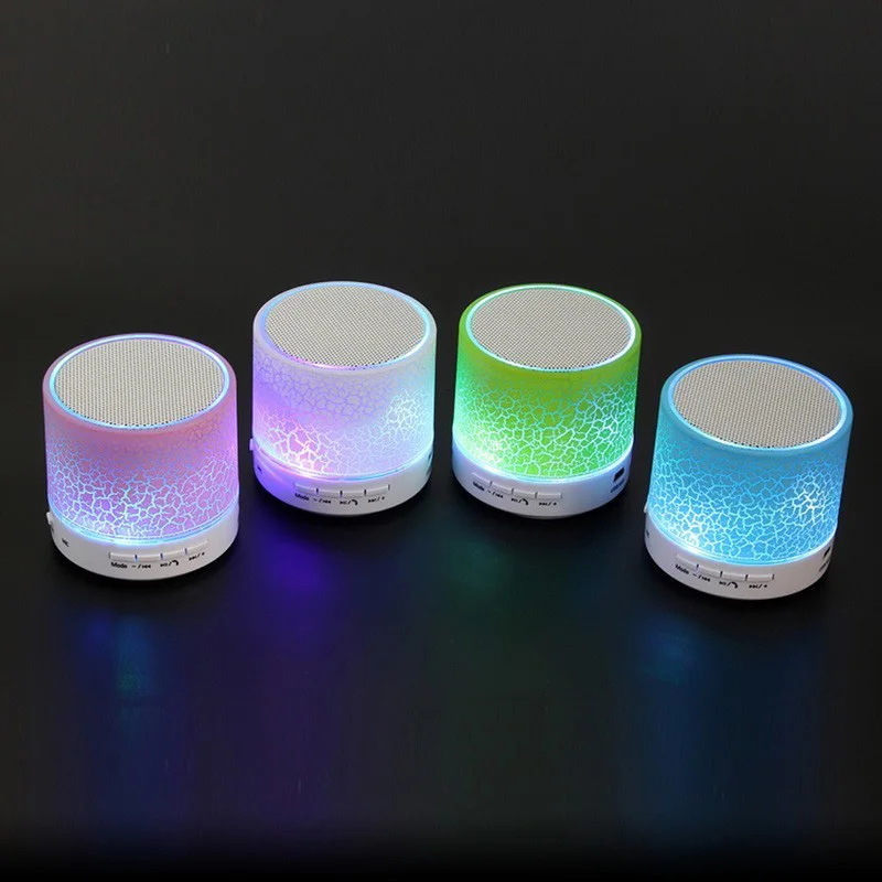RACAHOO LED Portable Mini Bluetooth Speakers Wireless Hands Free Speaker With TF FM Mic Blutooth Music For Xiaomi iPhone phone3