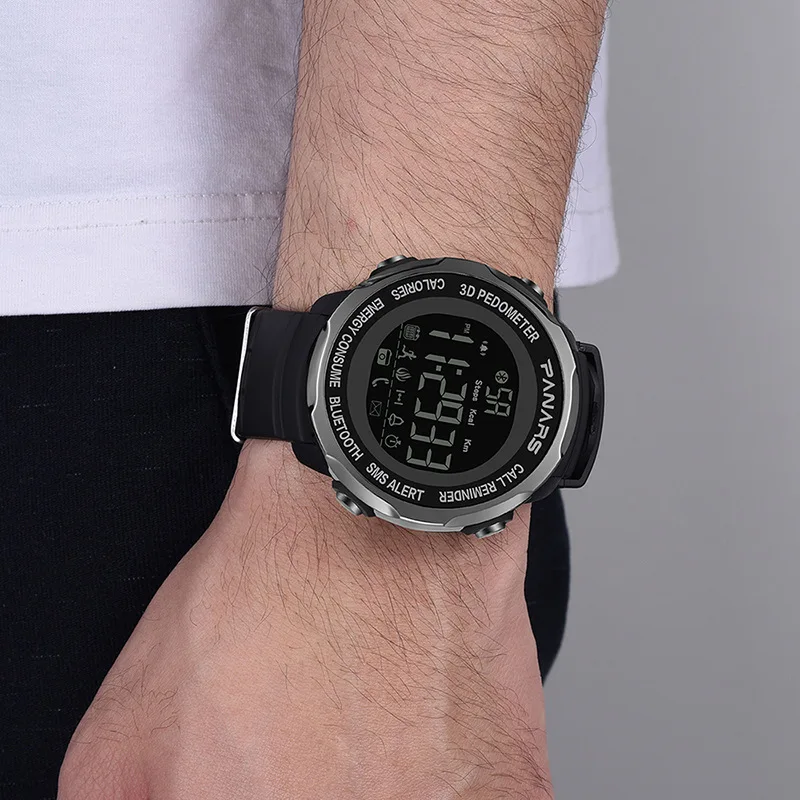 Waterproof Smart Watch Call Reminder Fashion Sports Men's Watch Bluetooth Photo Step Electronic Watch