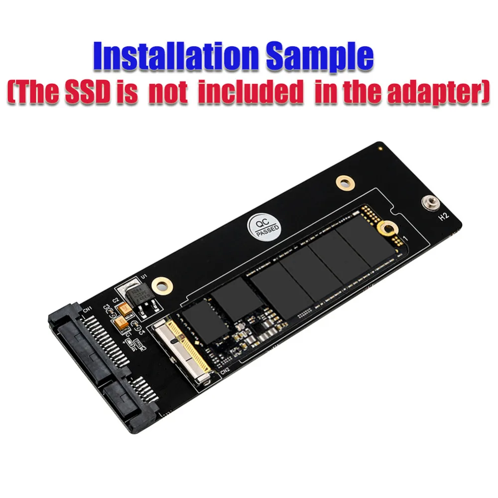 Карта адаптера SSD для MacBook Air/Pro Retina 2012 A1465 A1466 HDD на SATA|Компьютерные кабели и разъемы|