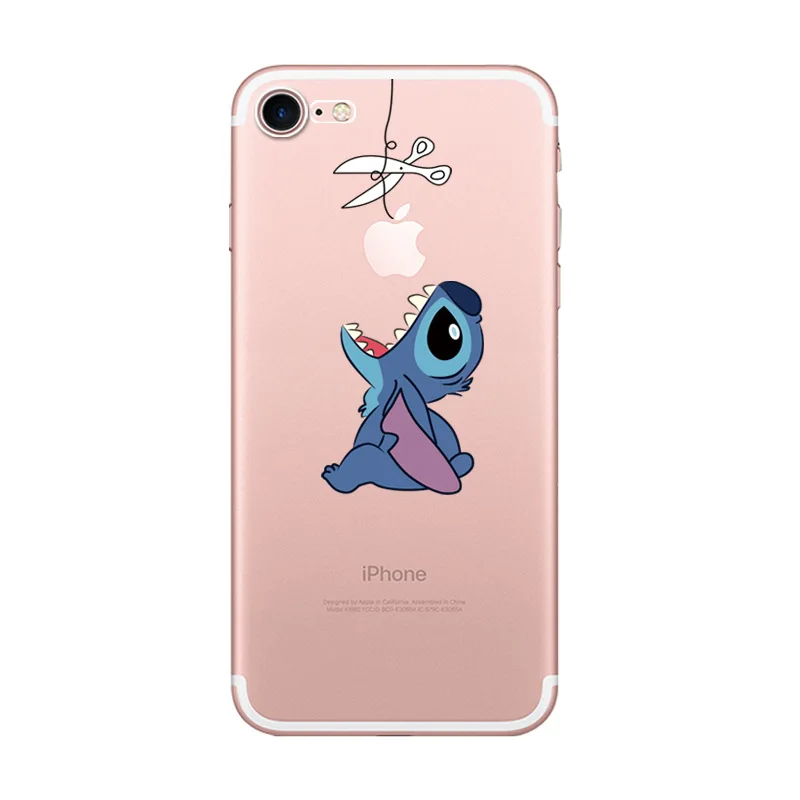 

Applicable to iphone6 7 8 X XR XMAX mobile phone shell painted TPU transparent soft shell eat apple cartoon cute pet anti-fall