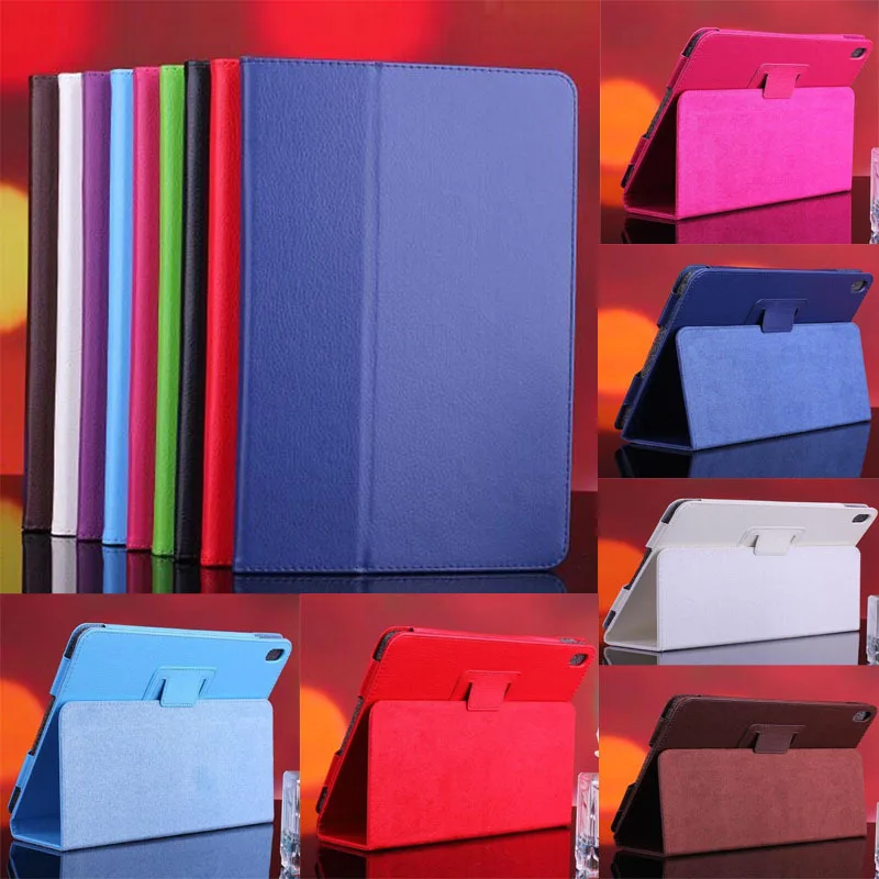 

2015 Leather Folio Stand Cover Case for 10.1 Inch Lenovo A10-70 A7600 Tablet E