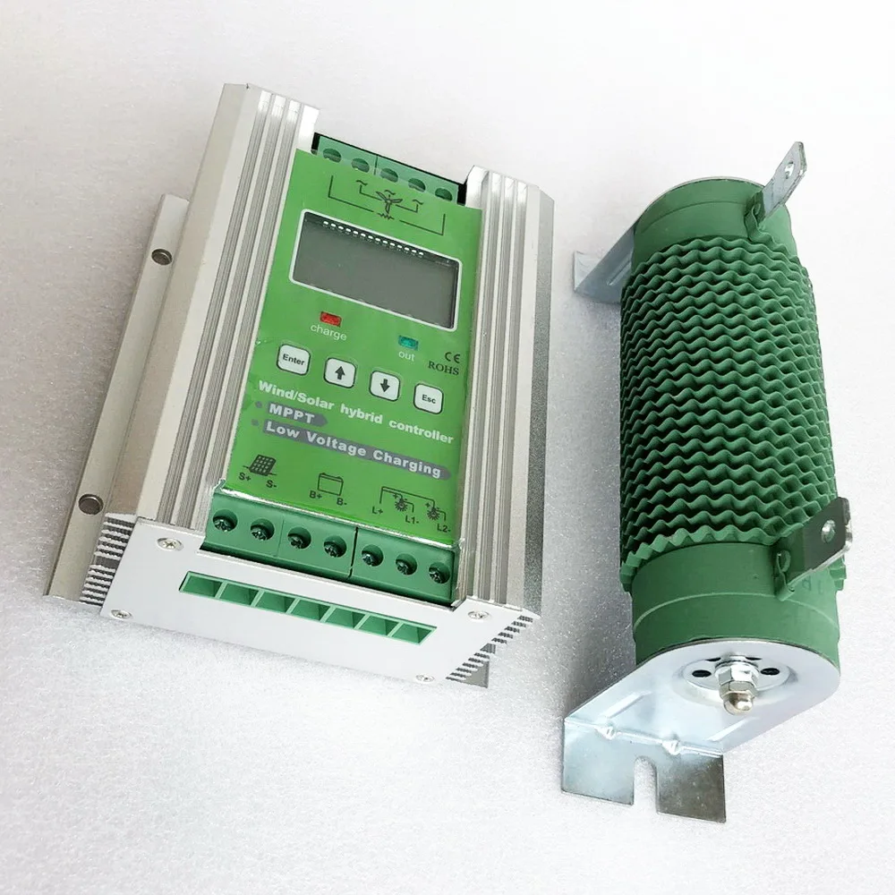 

800W wind solar hybrid controller LCD Wind 500W + 300W solar panels Economic Solar Wind Hybrid Controller