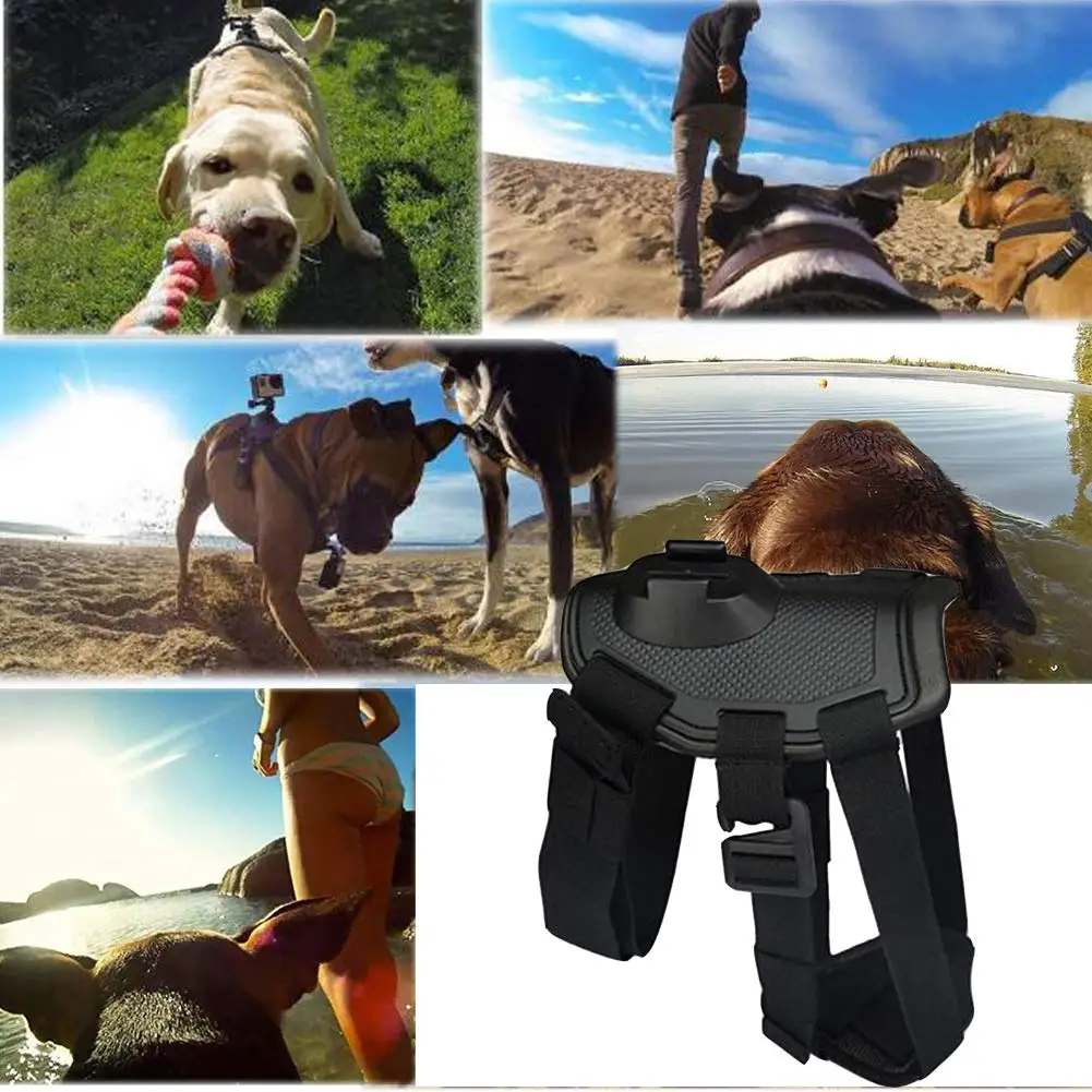 Поводок для собак нагрудный ремень крепления GoPro Hero регулируемый поводок