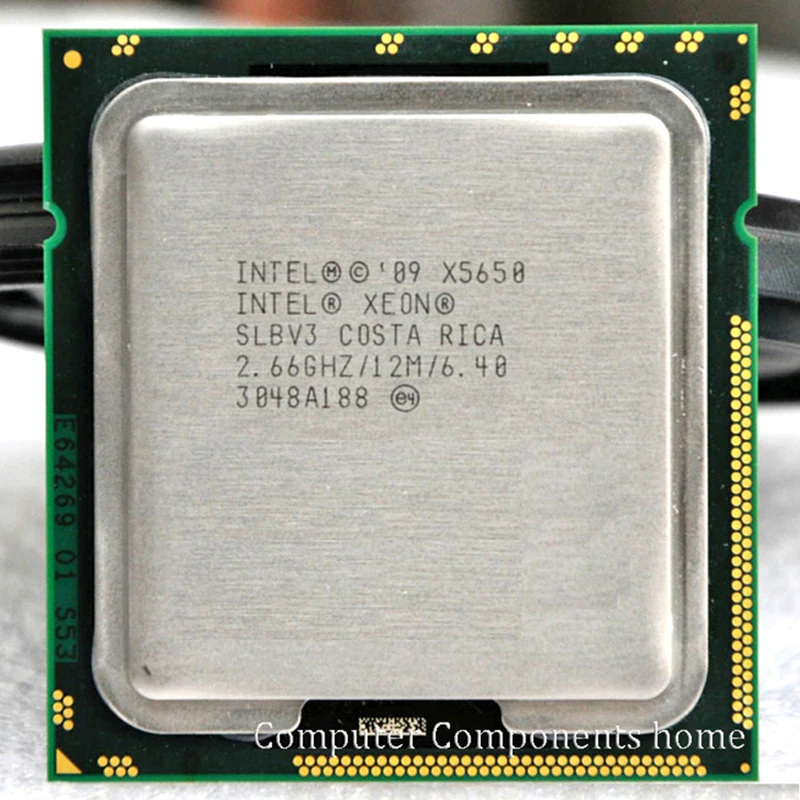 إنتل زيون X5650 إنتل X5650 CPU SLBV3 معالج 2.66 GHz/LGA 1366 الخادم وحدة المعالجة المركزية P الضمان 1 سنة
