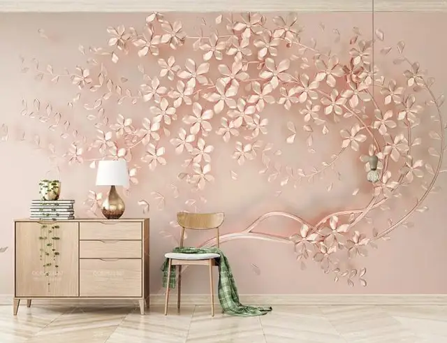 rose gold living room navy blue customized large mural luxury elegance 3d stereoscopic flower rose gold 3d wallpaper for living room tv rose gold living room navy blue customized large mural luxury elegance 3d stereoscopic flower rose gold 3d wallpaper for living room tv