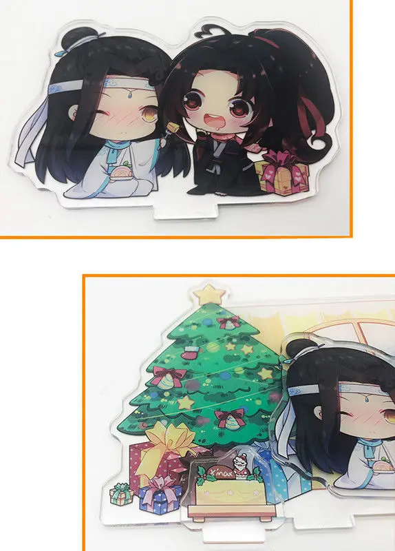 Новый аниме Grandmaster of Demonic Cultivation Wei wuxian Lan Wangji BL подставка для сцены рождественские