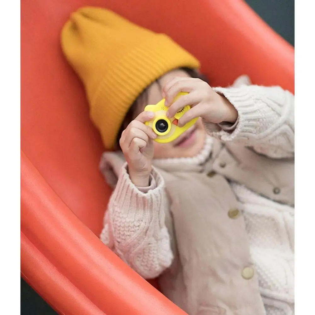 HobbyLane Kids Cartoon Owl Shape Smart Mini Camera 800W HD SLR Cam Kid Children 60s Video Camera Photos Frame Mode Birthday Gift