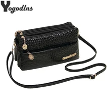 Wome, bolso bandolera de diseño bolso de hombro de cuero de PU, bolso Vintage para mujer, bolso de mano con varios bolsillos, bolso de mano