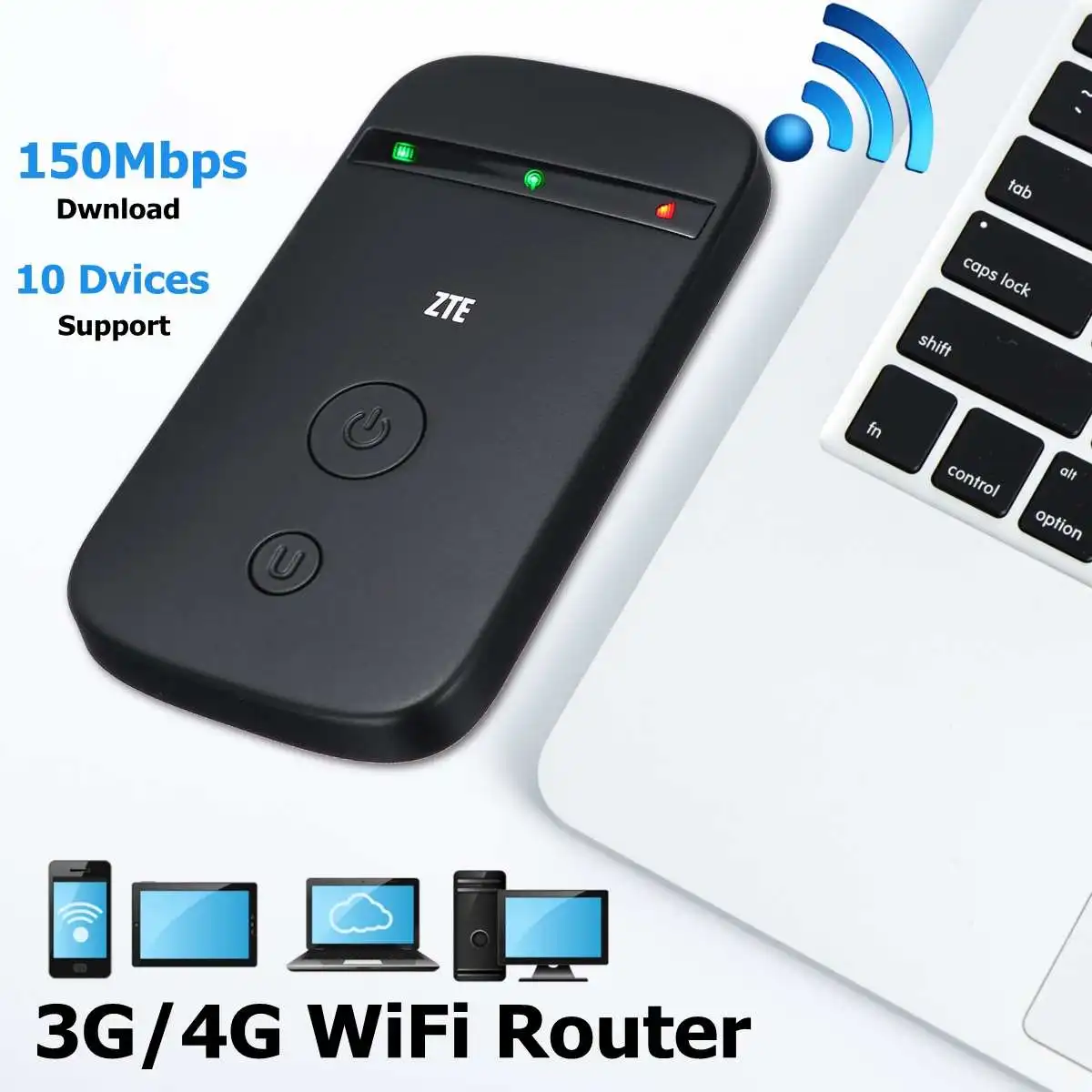 

3g 4g Router WIfi Repeater 100Mbs 802.b/g/n P ocket LTE Wireless Mobile Wifi Hotspot SIM Card Slot LTE-FDD 800 1800 2600mhz